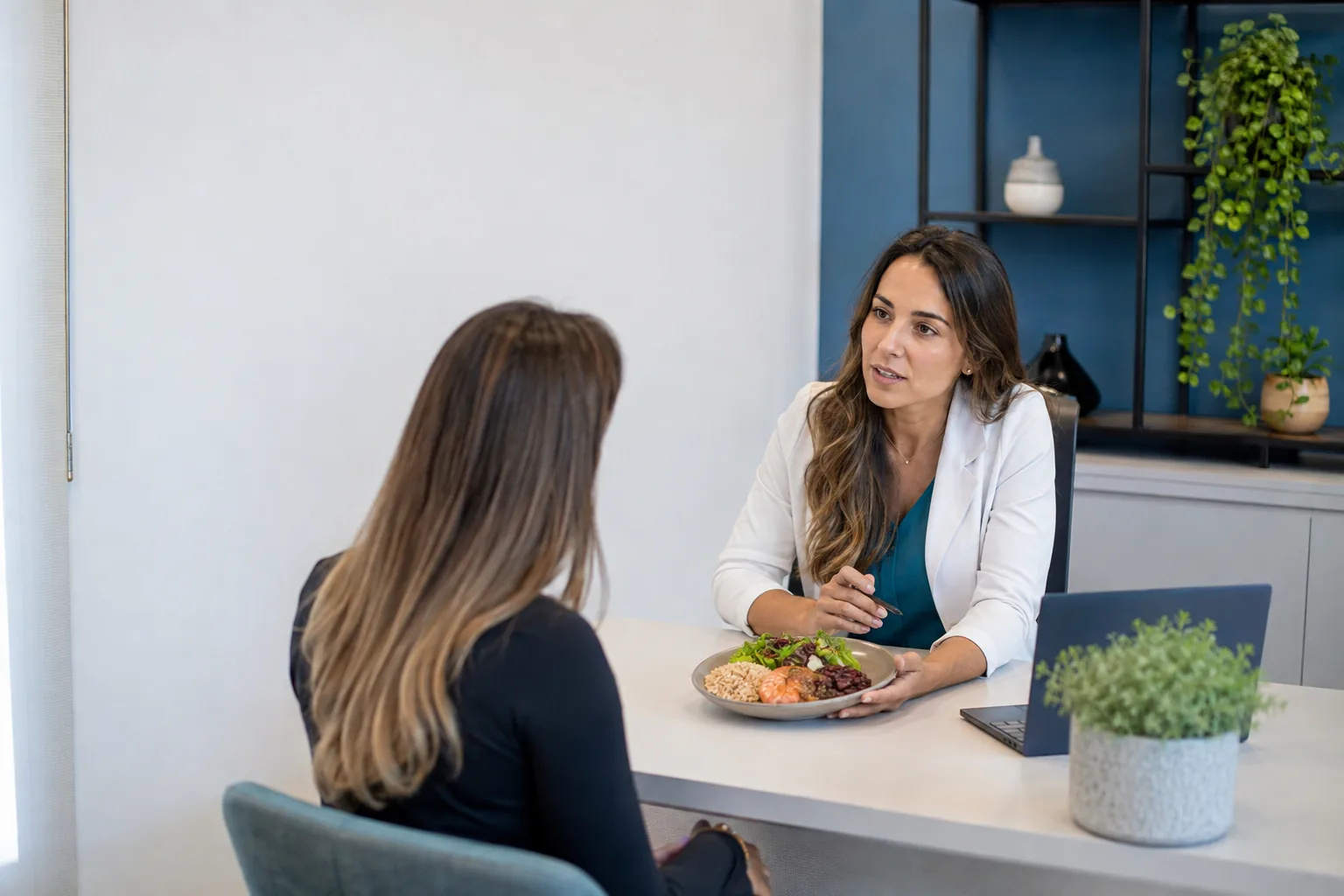 Profissional de Nutrição em sua atividade
